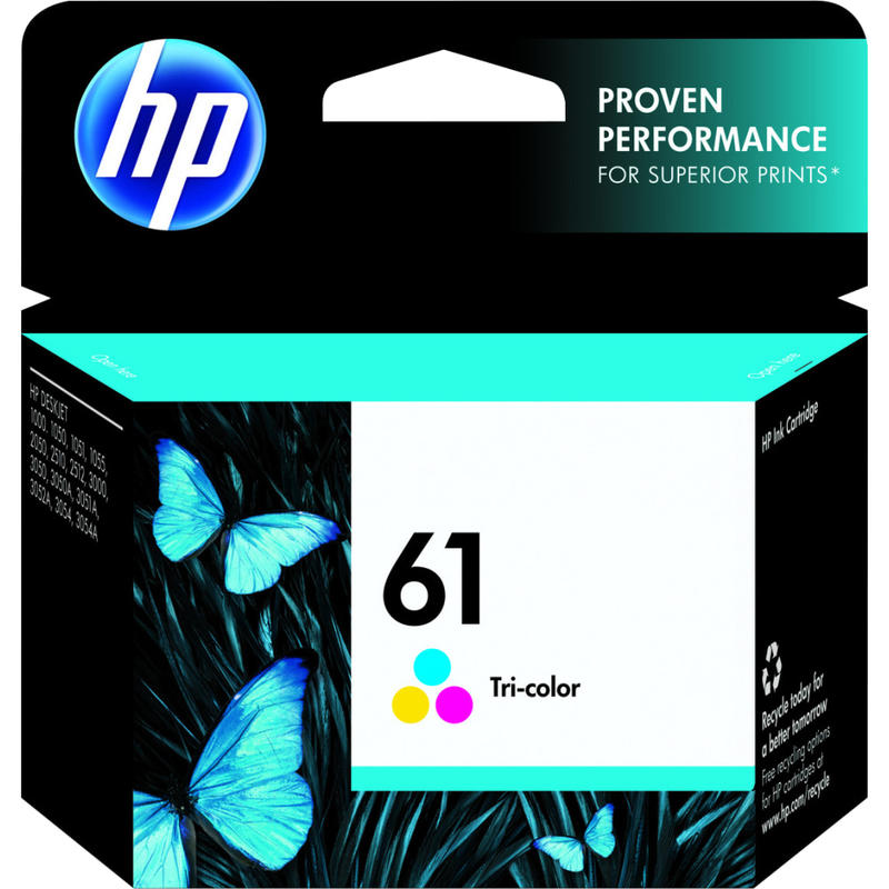 HP 61 Tri-Color Ink Cartridge, CH562WN (Min Order Qty 2) MPN:CH562WN