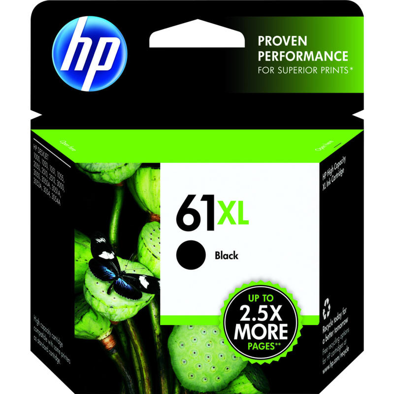 HP 61XL Black High-Yield Ink Cartridge, CH563WN MPN:CH563WN