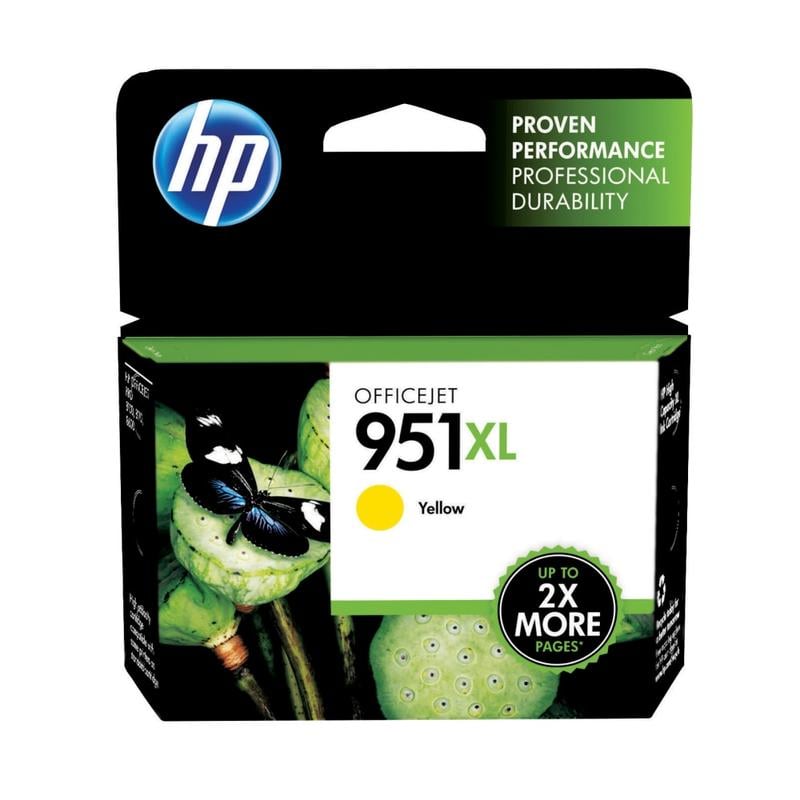 HP 951XL Yellow High-Yield Ink Cartridge, CN048AN (Min Order Qty 2) MPN:CN048AN