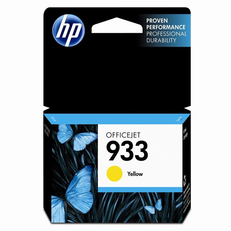 HP 933 Yellow Ink Cartridge, CN060AN (Min Order Qty 4) MPN:CN060AN