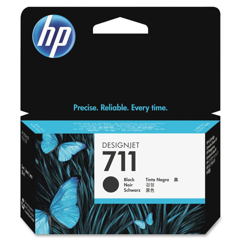 HP 711 Black Ink Cartridge, CZ129A (Min Order Qty 2) MPN:CZ129A