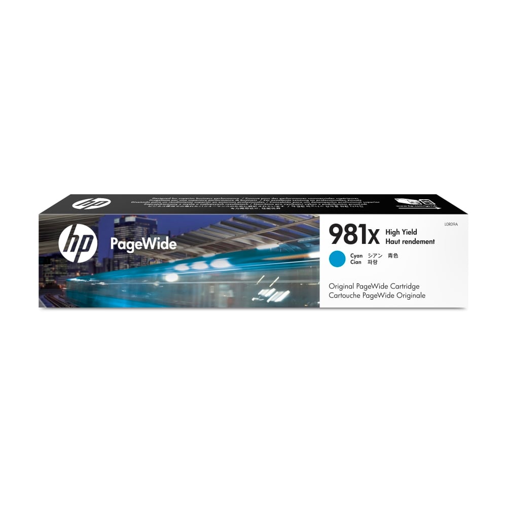 HP 981X Cyan High-Yield Ink Cartridge, L0R09A MPN:L0R09A