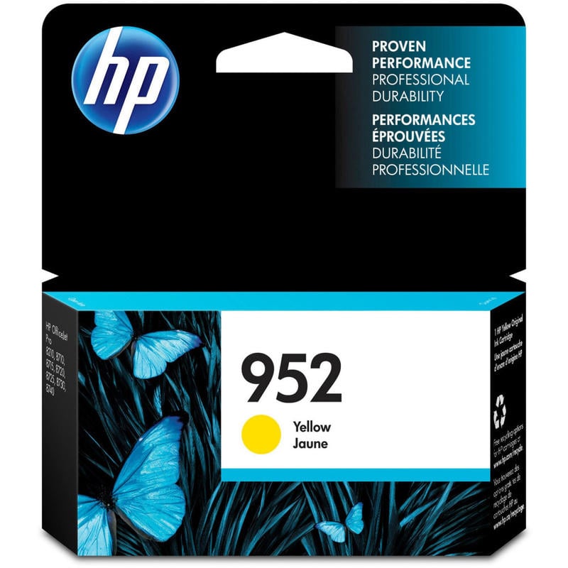 HP 952 Yellow Ink Cartridge, L0S55AN (Min Order Qty 2) MPN:L0S55AN