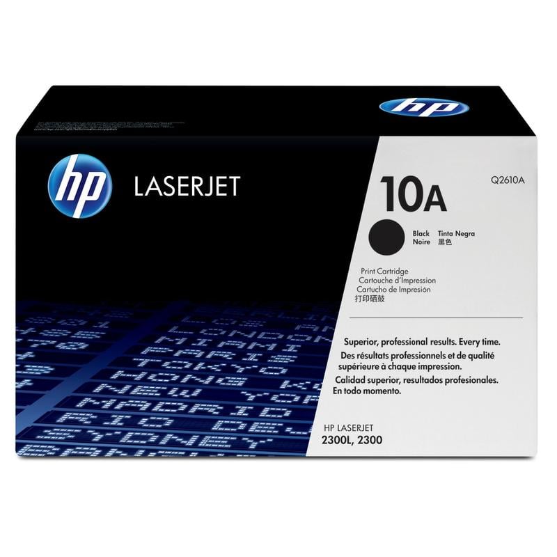 HP 10A Black Toner Cartridge, Q2610A MPN:Q2610A