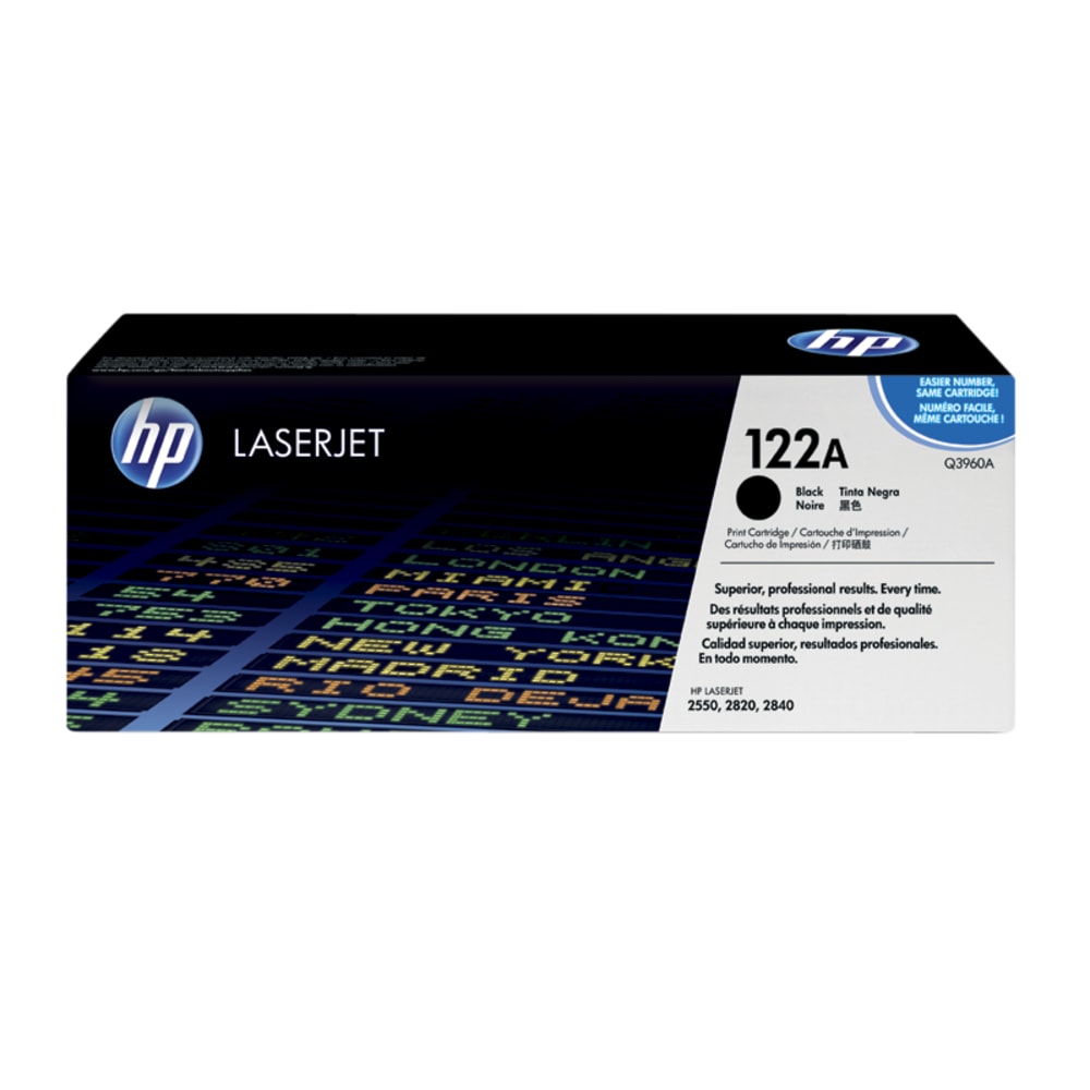 HP 122A Black Toner Cartridge, Q3960A MPN:Q3960A