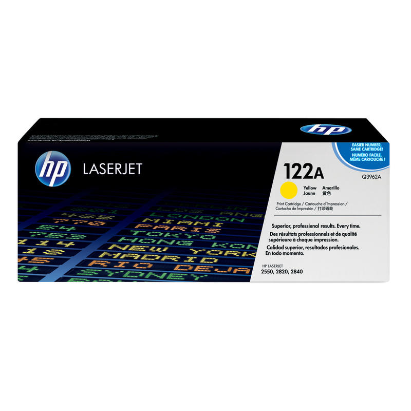 HP 122A Yellow Toner Cartridge, Q3962A MPN:Q3962A