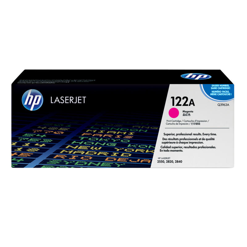 HP 122A Magenta Toner Cartridge, Q3963A MPN:Q3963A