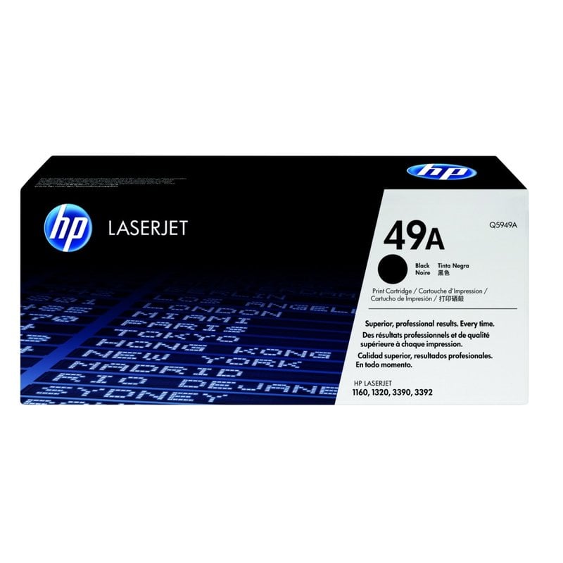 HP 49A Black Toner Cartridge, Q5949A MPN:Q5949A