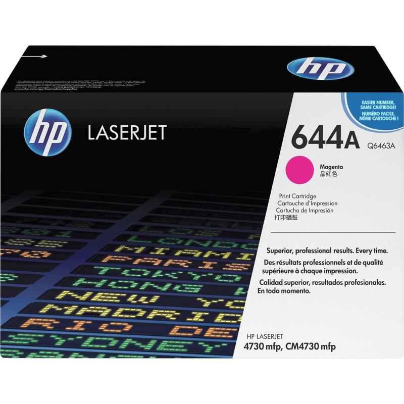 HP 644A Magenta Toner Cartridge, Q6463A MPN:Q6463A