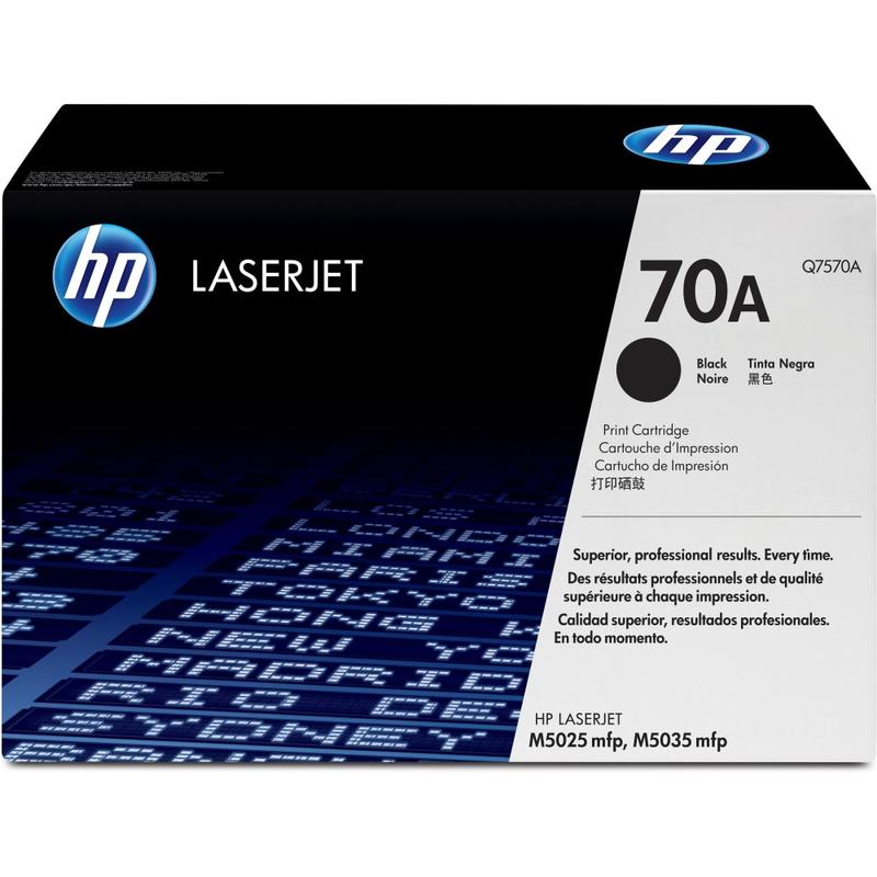 HP 70A Black Toner Cartridge, Q7570A MPN:Q7570A