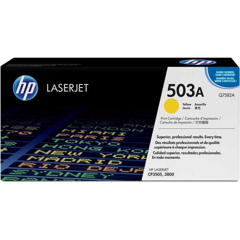 HP 503A Yellow Toner Cartridge, Q7582A MPN:Q7582A