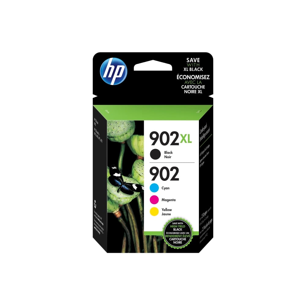 HP 902XL Black/902 Cyan; Magenta; Yellow High-Yield Ink Cartridges, Pack Of 4, T0A39AN MPN:T0A39AN#140