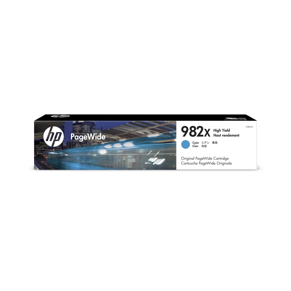 HP 982X PageWide Cyan High-Yield Cartridge, T0B27A MPN:T0B27A