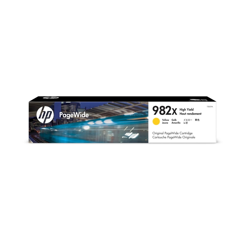 HP 982X PageWide Yellow High-Yield Cartridge, T0B29A MPN:T0B29A