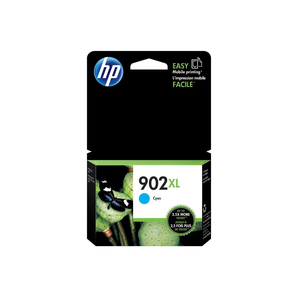 HP 902XL Cyan High-Yield Ink Cartridge, T6M02AN (Min Order Qty 2) MPN:T6M02AN