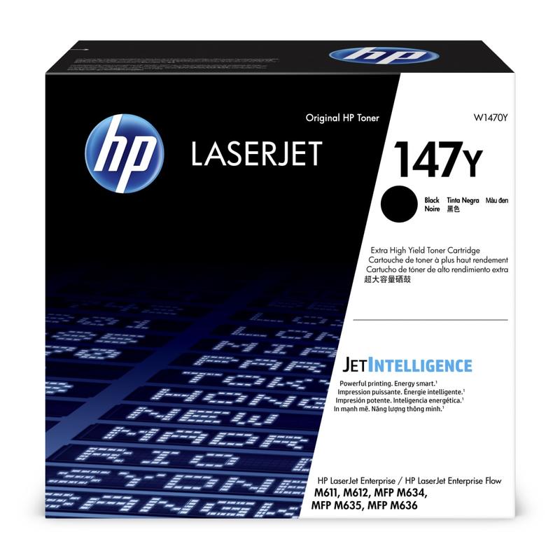 HP 147Y Neverstop Black Extra-High Yield Toner Cartridge, W1470Y MPN:W1470Y