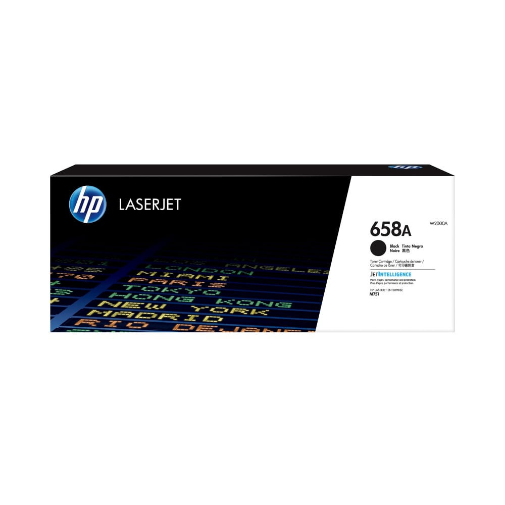 HP 658A Black Toner Cartridge, W2000A MPN:W2000A