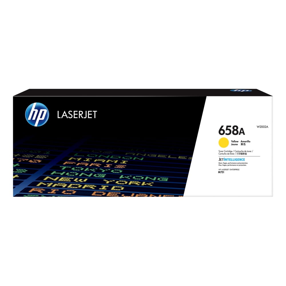 HP 658A Yellow Toner Cartridge, W2002A MPN:W2002A