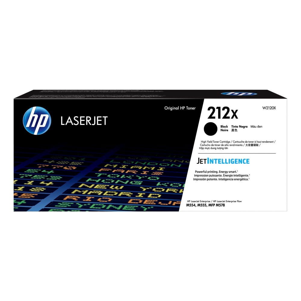 HP 212X Black High Yield Toner Cartridge, W2120X MPN:W2120X