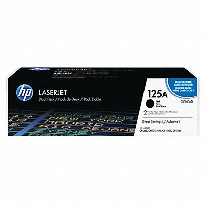 Toner Cartridge Black PK2 MPN:CB540AD