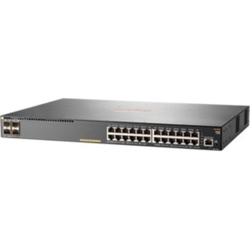 HPE Aruba 2930F 24G PoE+ 4SFP+ Switch - 24 Ports - Manageable - 10 Gigabit Ethernet, Gigabit Ethernet - 10/100/1000Base-T, 10GBase-X - 3 Layer Supported - Modular - Twisted Pair, Optical Fiber MPN:JL255A#ABA