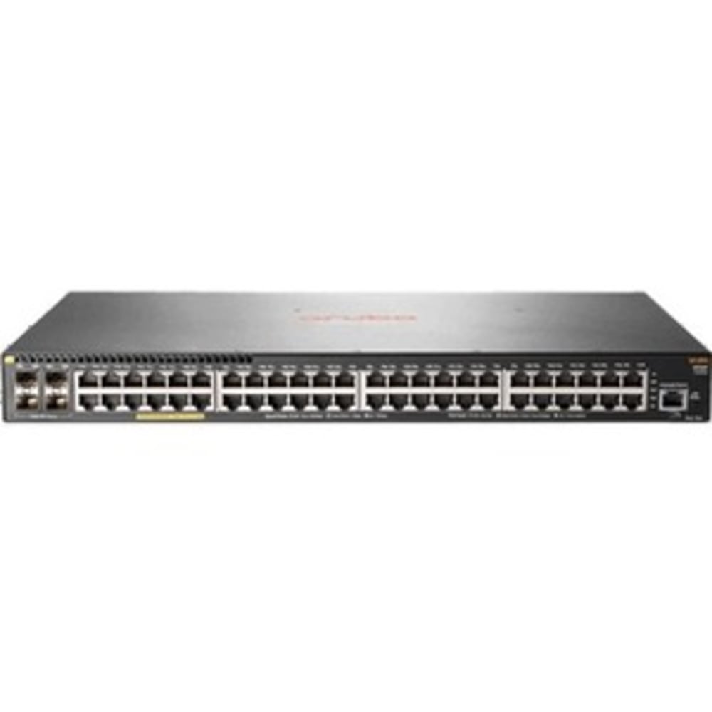 HPE 2930F 48G PoE+ 4SFP+ 740W TAA-Compliant Switch - 48 Ports - Manageable - TAA Compliant - 3 Layer Supported - Modular - 980 W Power Consumption - Twisted Pair, Optical Fiber - 1U High - Rack-mountable, Desktop MPN:JL559A#ABA