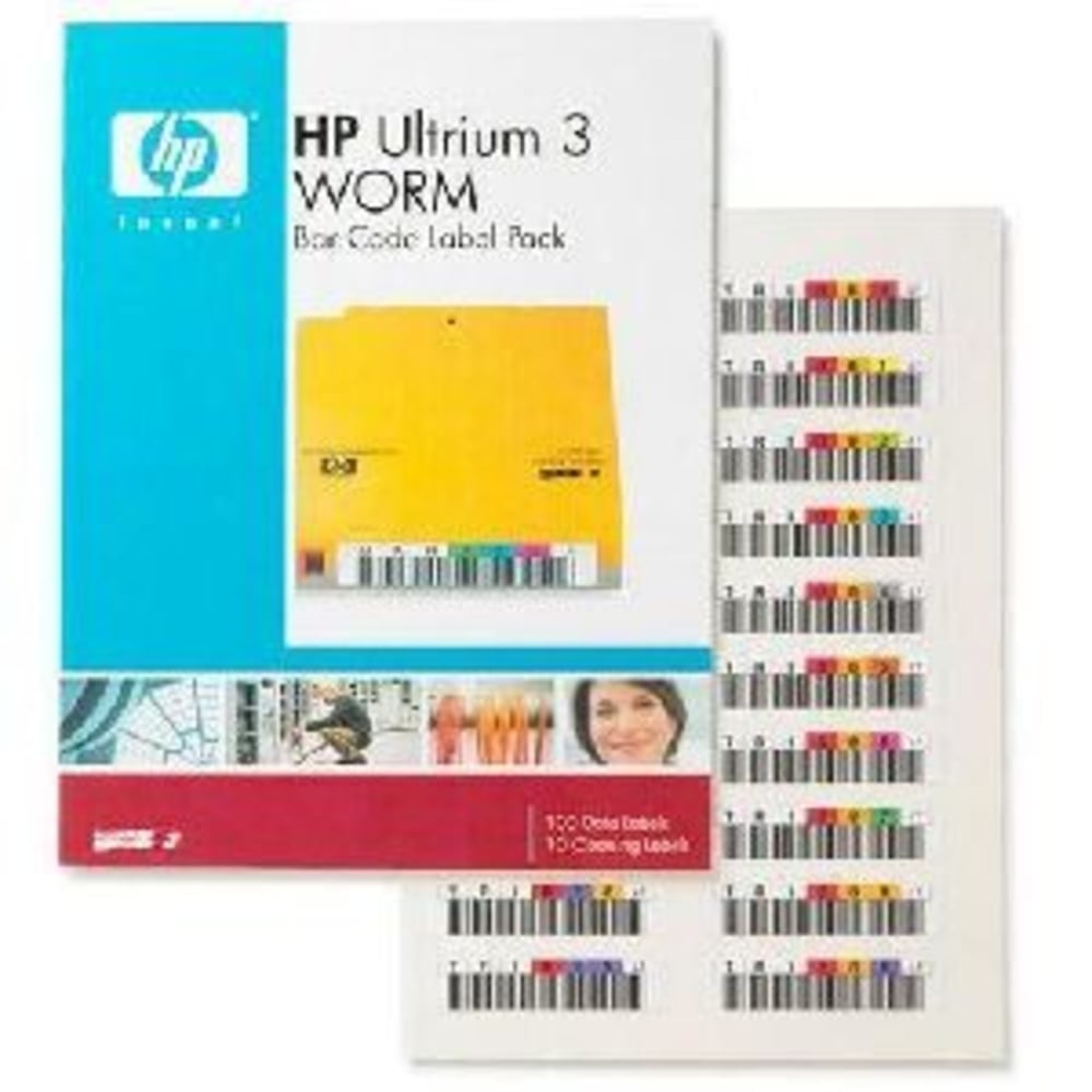 HP Ultrium 3 WORM Bar Code Label, I10007, Pack MPN:Q2008A