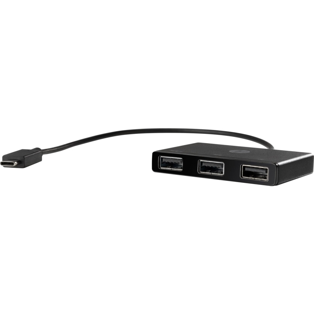 HP USB-C to USB-A - Hub - 3 x SuperSpeed USB 3.0 - desktop - promo - for HP 21; Pavilion 24, 27, TP01; Pavilion Laptop 13, 14, 15 (Min Order Qty 2) MPN:Z6A00UT