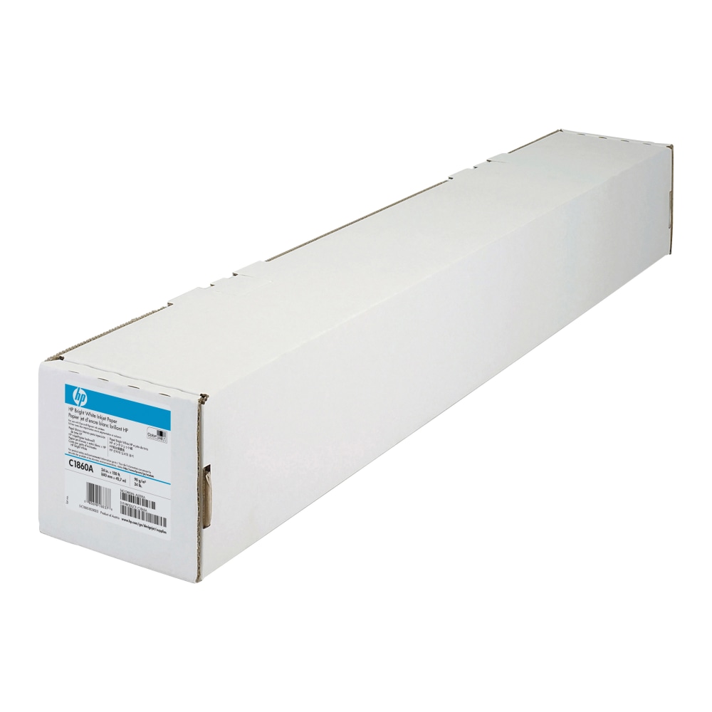 HP C1860A DesignJet Bond Wide Format Roll, 24in x 150ft, 24 Lb (Min Order Qty 2) MPN:C1860A