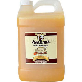 Howard Feed-N-Wax Wood Polish & Conditioner 1 Gallon Jug 4/Case FW0128