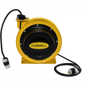 Hubbell ACA12335-SR20 Industrial Duty Cord Reel with Single Outlet - 12/3c x 35' 20A Aluminum ACA12335-SR20