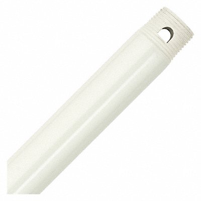 Downrod 18 L White Steel MPN:22727