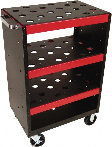 90 Tool Capacity, CAPTO C8 Taper Tri-Scoot CNC Tool Cart MPN:13778