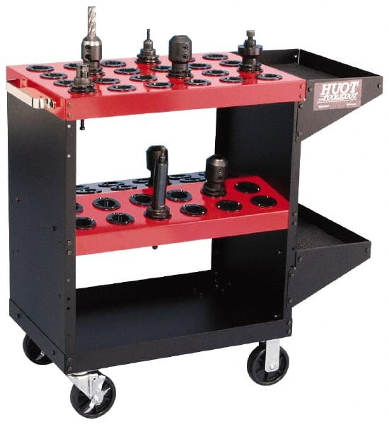 36 Tool Capacity, 50 Taper Size ToolScoot CNC Tool Cart MPN:13950