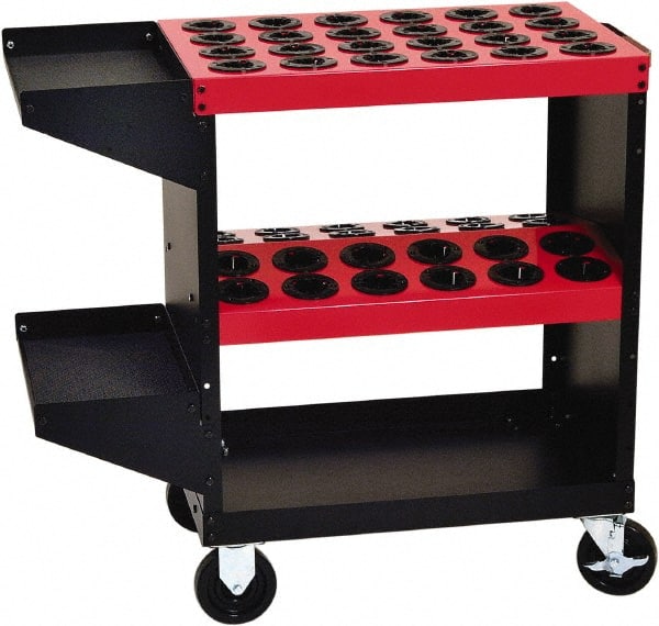 48 Tool Capacity, CAPTO C4 Taper ToolScoot CNC Tool Cart MPN:13984