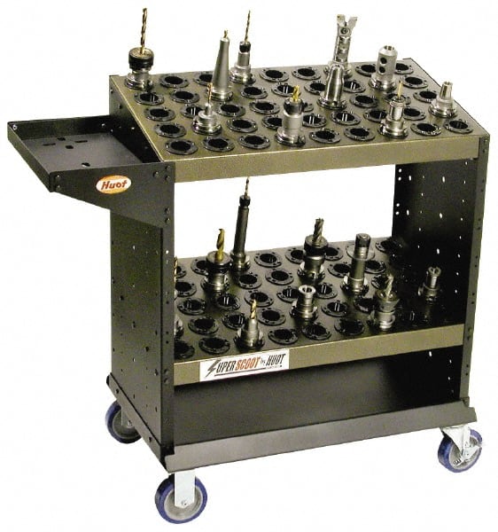 52 Tool Capacity, HSK100A Taper Size SuperScoot CNC Tool Cart MPN:23980