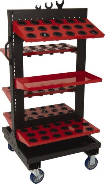 50 Tool Capacity, 50 Taper Size ToolScoot Tree CNC Tool Cart MPN:55950