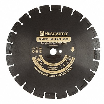 Diamond Saw Blade Blade Dia 26 in. MPN:Banner Black 500 B-R