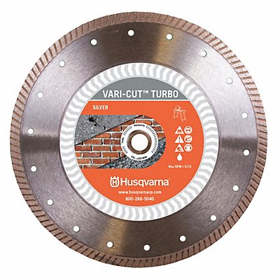 Diamond Saw Blade Blade Dia 4-1/2 in. MPN:Vari-Cut Turbo 4.5