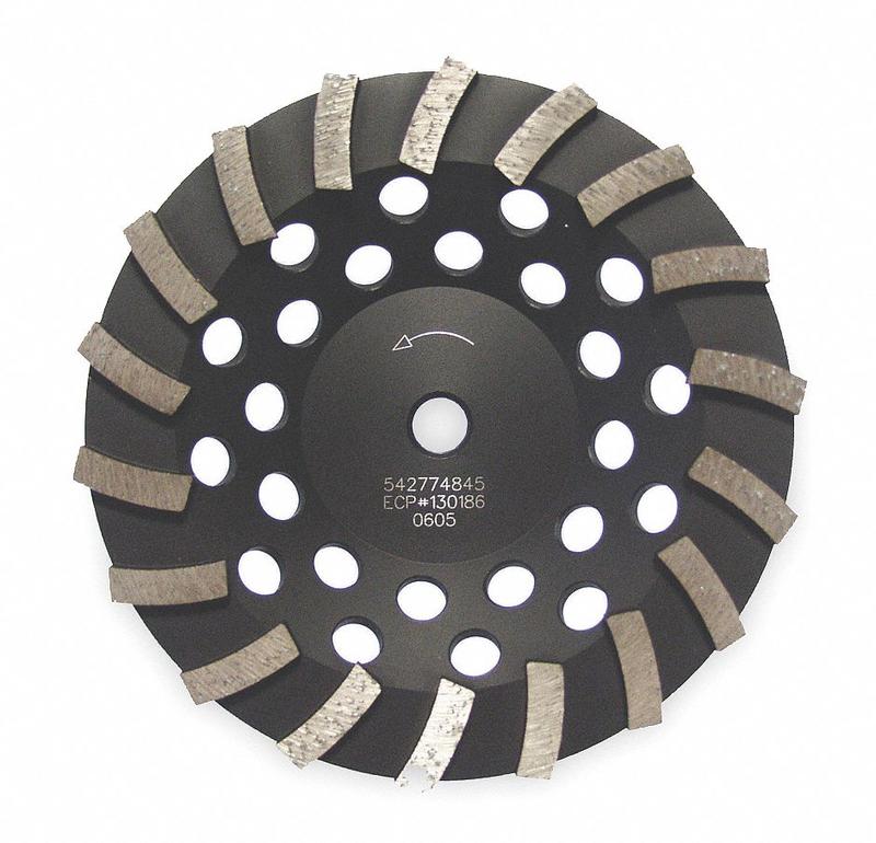 Diamond Sgmnt Cup Wheel Turbo 7x5/8-7/8 MPN:Turbo-6