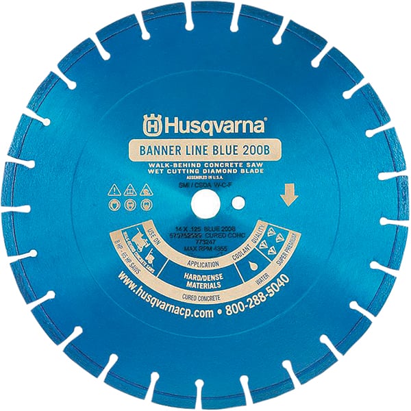 Wet & Dry Cut Saw Blade: 14