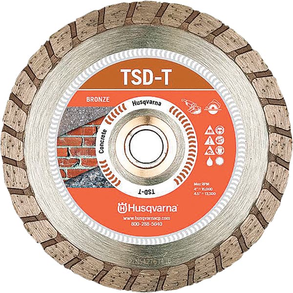 Wet & Dry Cut Saw Blade: 4-1/2