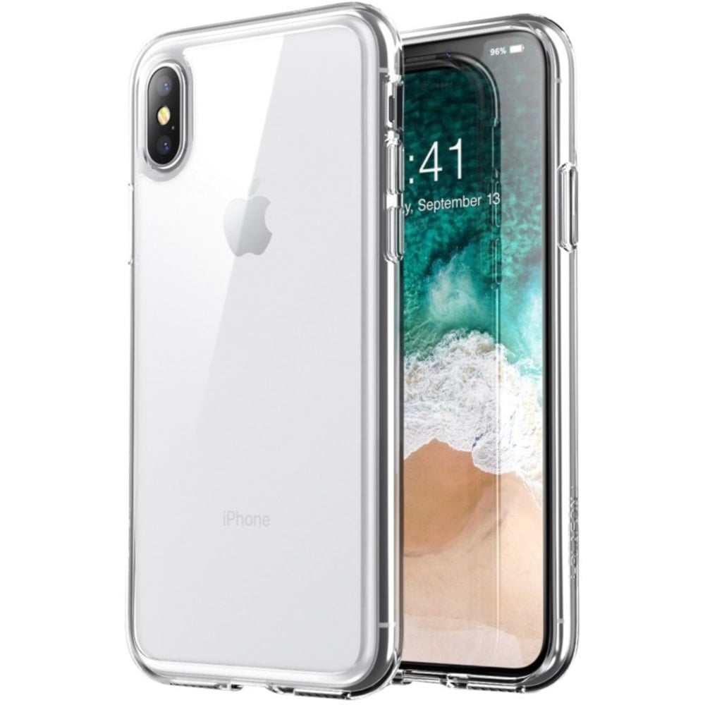 i-Blason Halo Scratch Resistant Hybrid - Back cover for cell phone - clear - for Apple iPhone X, XS (Min Order Qty 4) MPN:IPHX-HALO-CLR