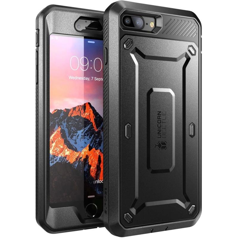 SUPCASE Unicorn Beetle Pro Full-Body - Protective case for cell phone - thermoplastic polyurethane (TPU) - black (Min Order Qty 3) MPN:S-IPH8PUBPRBKBK