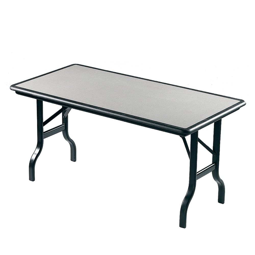 Iceberg IndestrucTable Folding Table, 30in x 96in, Granite MPN:65137