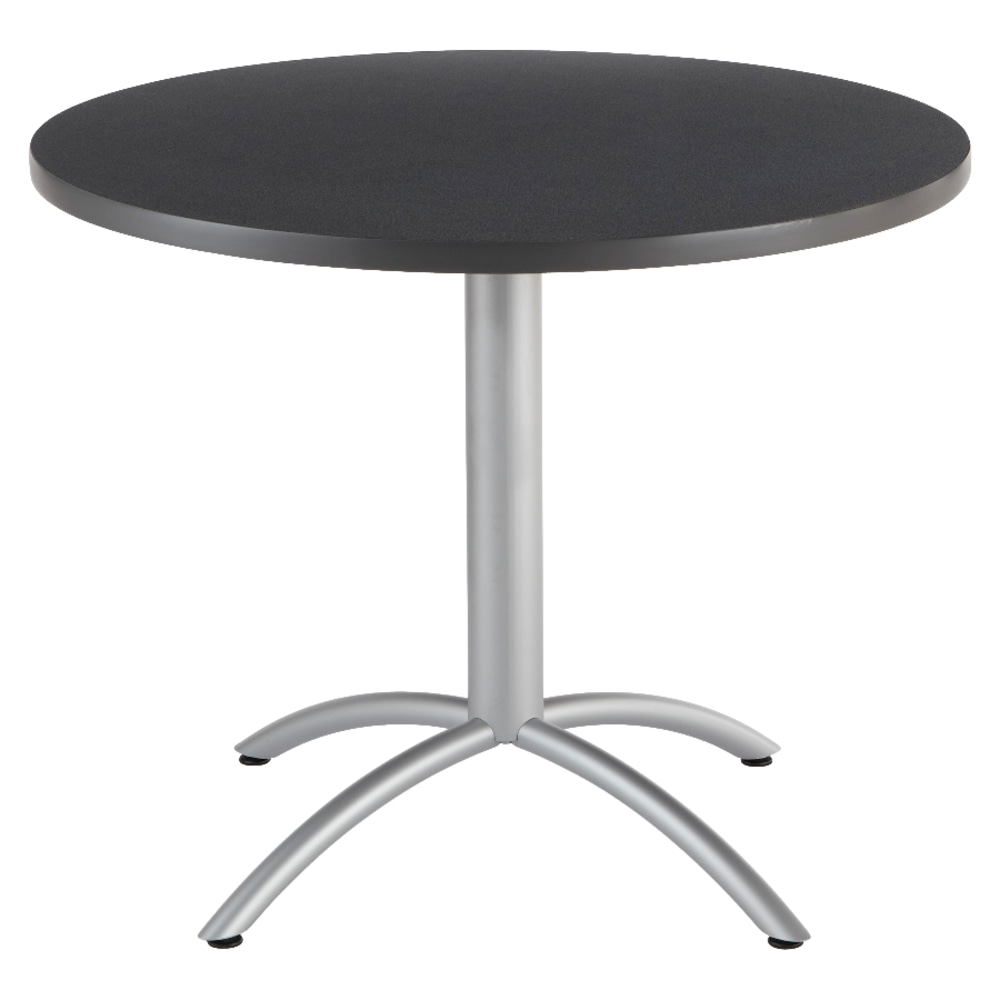 Iceberg CafeWorks Cafe Table, Round, 30in x 36inW, Graphite MPN:65628