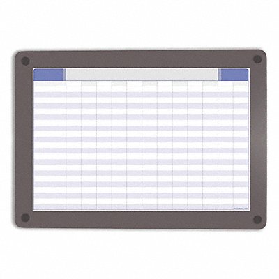 Glass Dry Erase Board 18-1/2 in H Glass MPN:31131