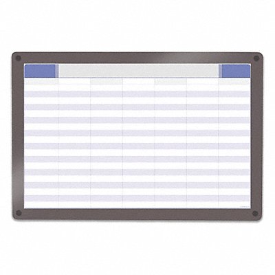 Glass Dry Erase Board 24-1/2 in H Glass MPN:31133