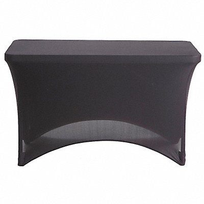 Table Cover Rectangle 48inLx24inW Black MPN:16511