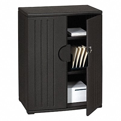 Storage Cabinet HDPE Black 46 In MPN:92561